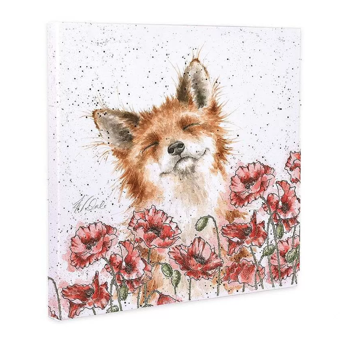 Cheap Wrendale Designs Poppy Field' Fox Canvas