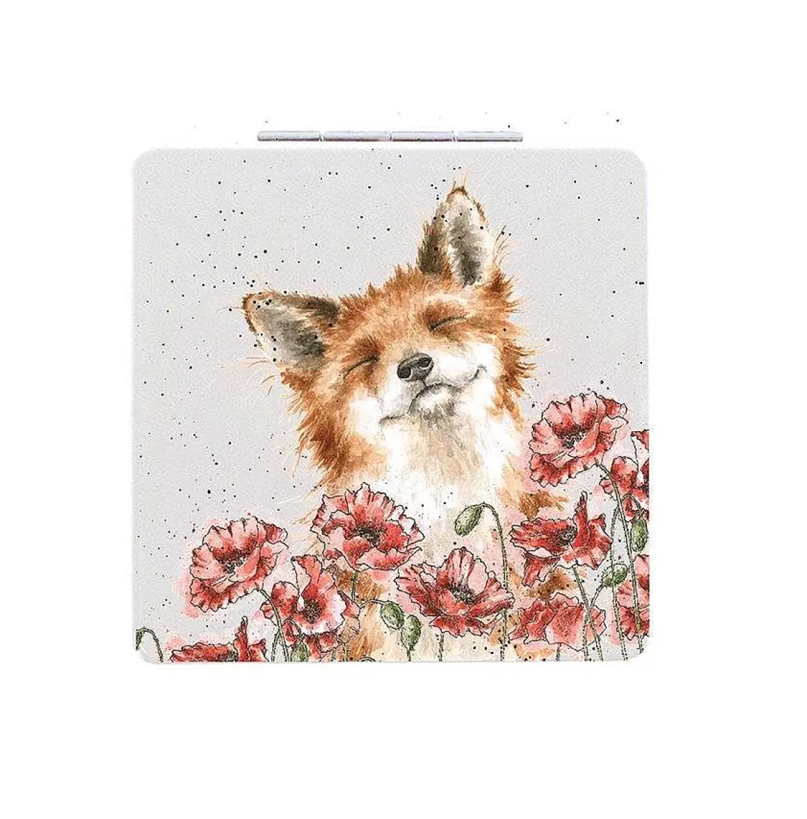 Cheap Wrendale Designs Poppy Fields' Fox Compact Mirror