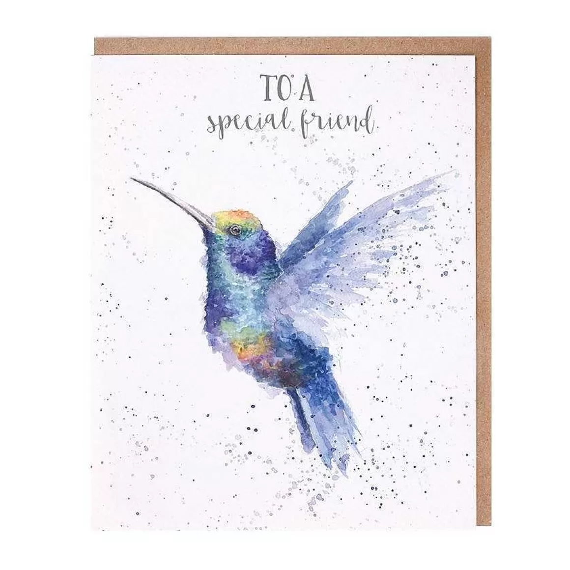 Best Sale Wrendale Designs Rainbow' Humming Bird Card