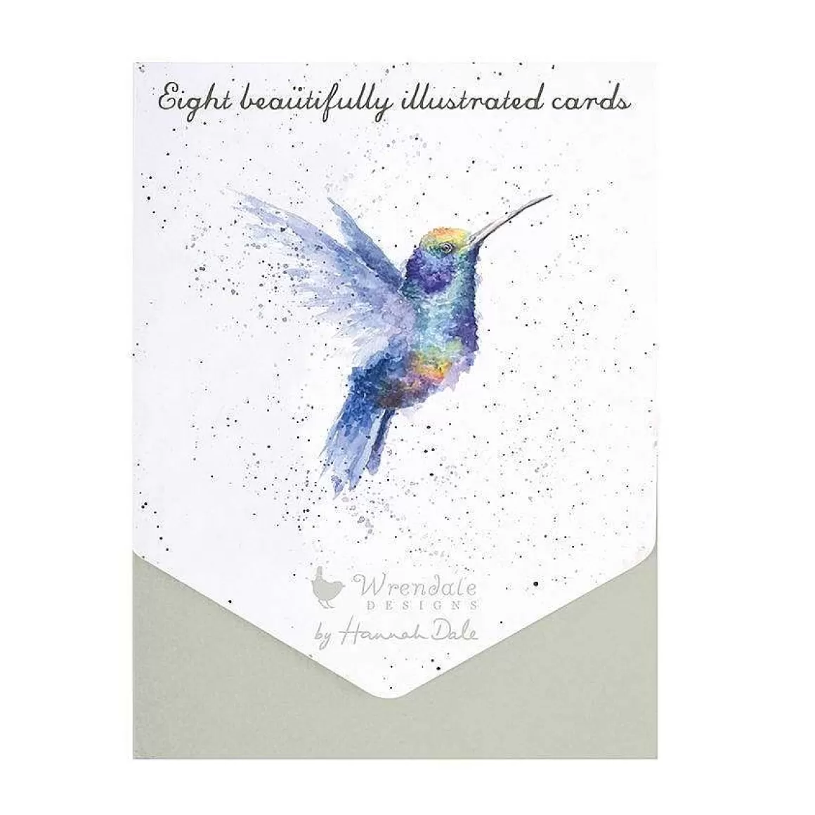 New Wrendale Designs Rainbow' Humming Bird Notecard Set