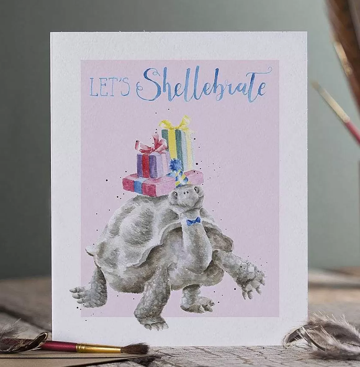 Fashion Wrendale Designs Shellebrate' Tortoise Birthday Card