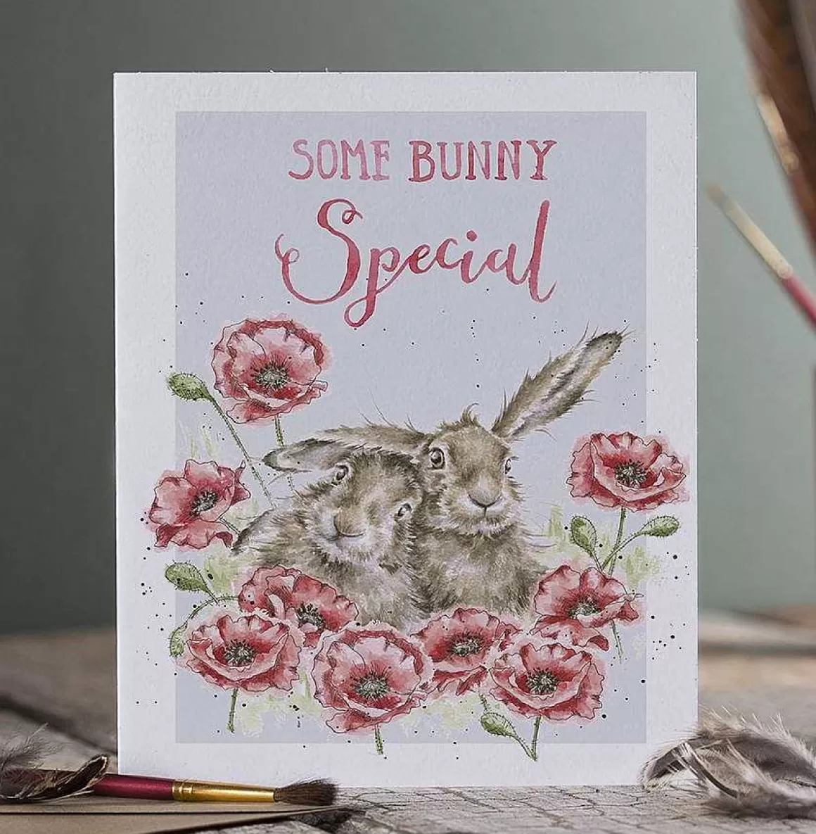 Hot Wrendale Designs Some Bunny Special' Hare Anniversary Card