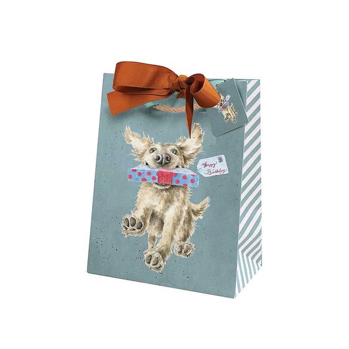 Cheap Wrendale Designs Special Delivery' Golden Retriever Medium Gift Bag