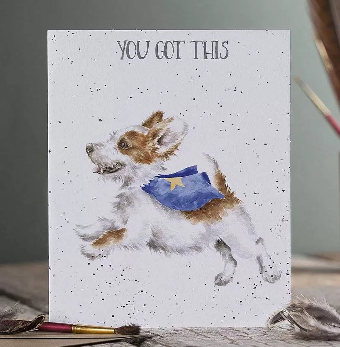 Hot Wrendale Designs Super Dog' Terrier Card