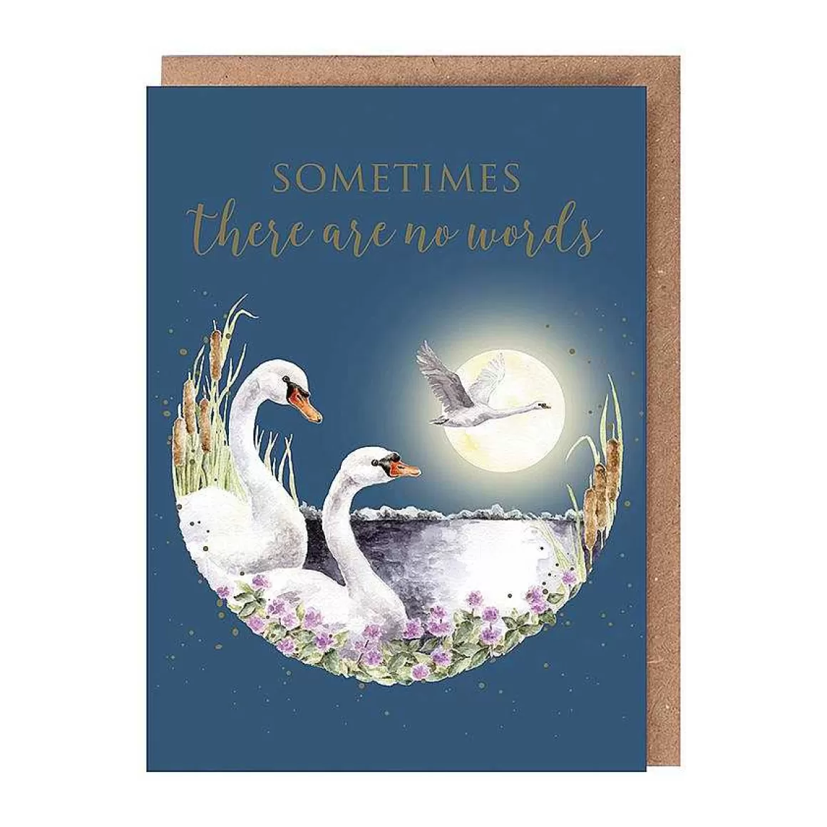 Outlet Wrendale Designs Swan Lake' Swan Sympathy Card