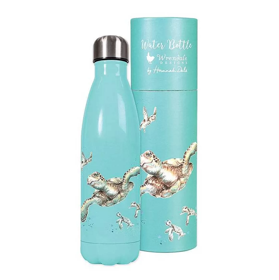 Cheap Wrendale Designs Swimming School' Turtle Water Bottle