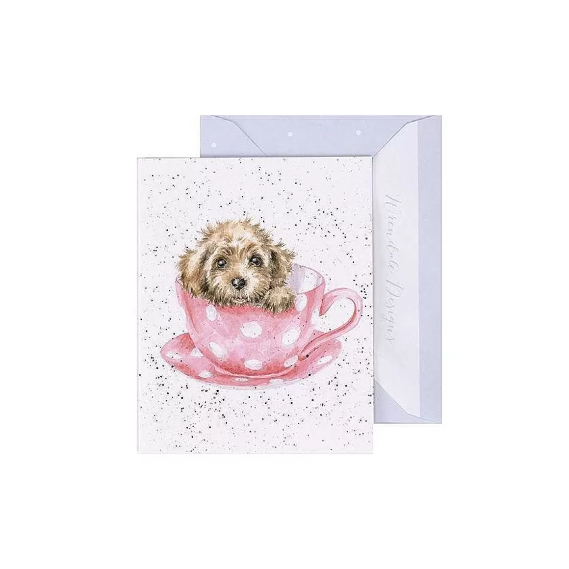 New Wrendale Designs Teacup Pup' Puppy Enclosure Card