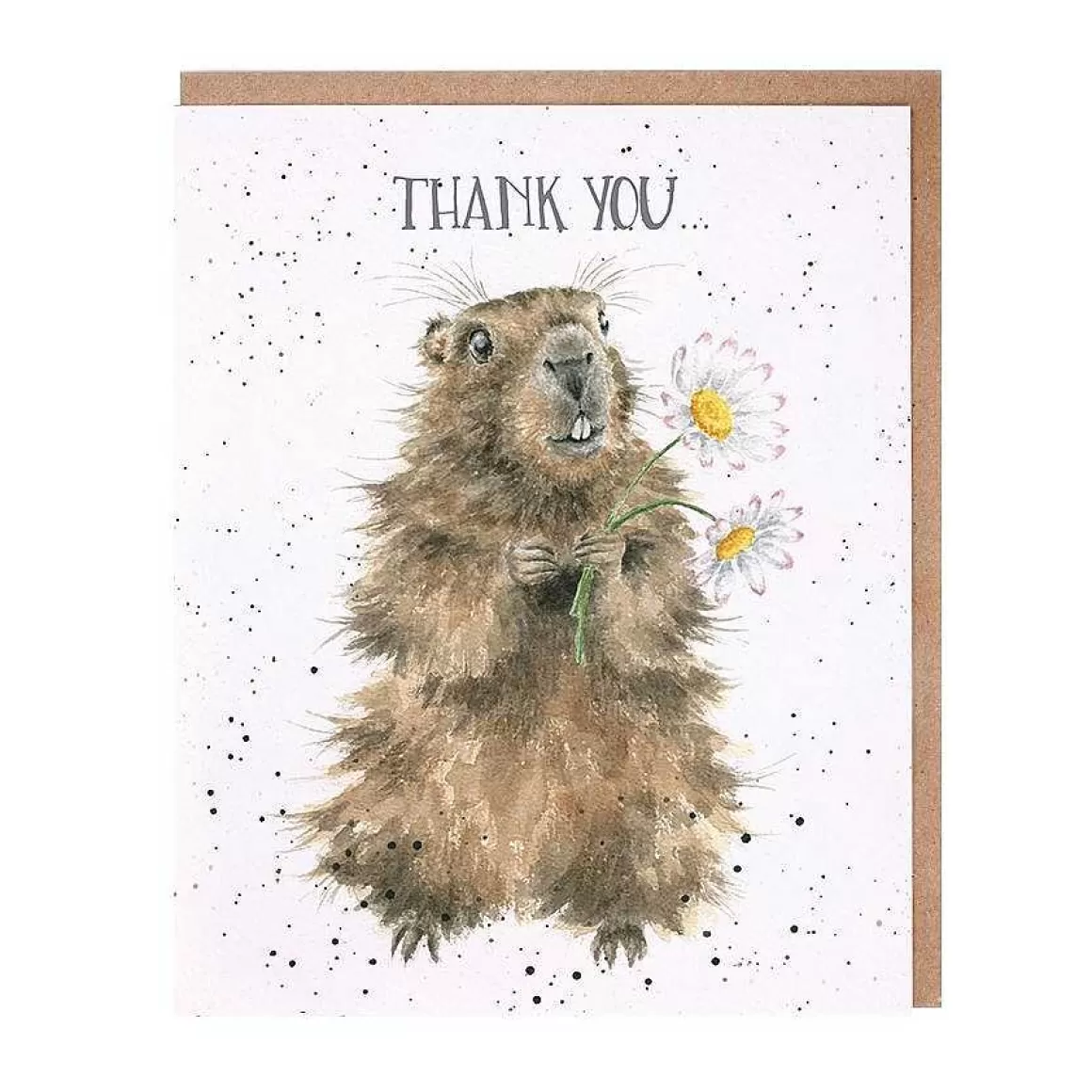 Sale Wrendale Designs Thank You' Marmot Thank You Card