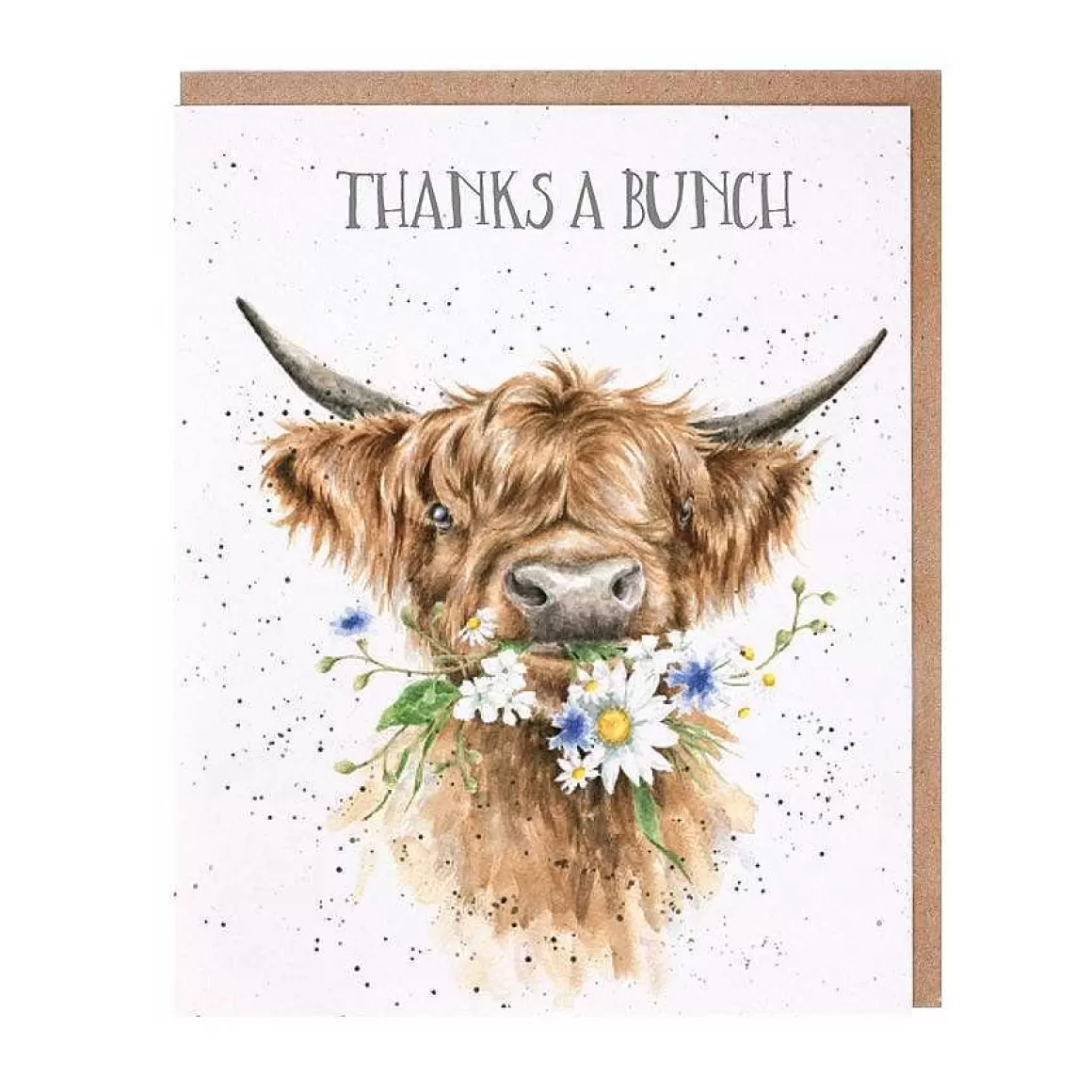 Flash Sale Wrendale Designs Thanks A Bunch' Highland Cow Thank You Card