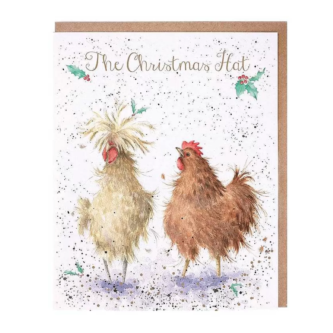 Best Sale Wrendale Designs The Christmas Hat' Chicken Card