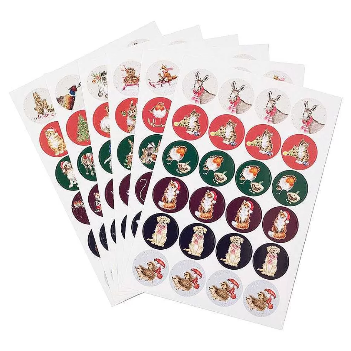 Fashion Wrendale Designs The Country Set Christmas' Country Animal Stickers