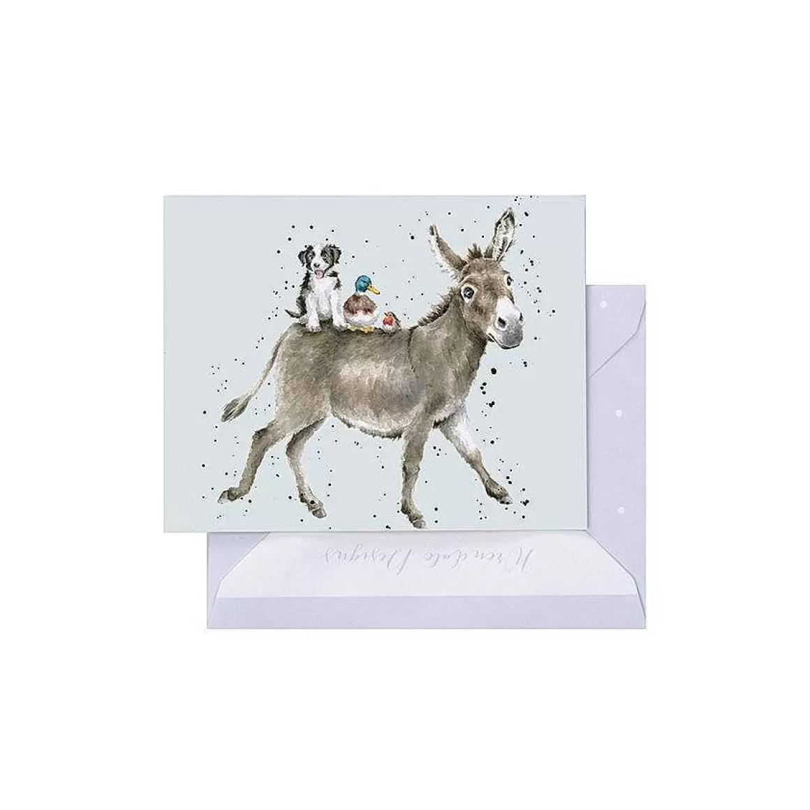 Hot Wrendale Designs The Donkey Ride' Donkey Enclosure Card