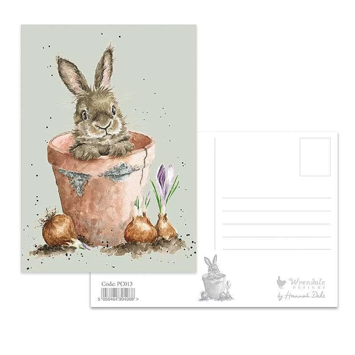 Cheap Wrendale Designs The Flower Pot' Postcard