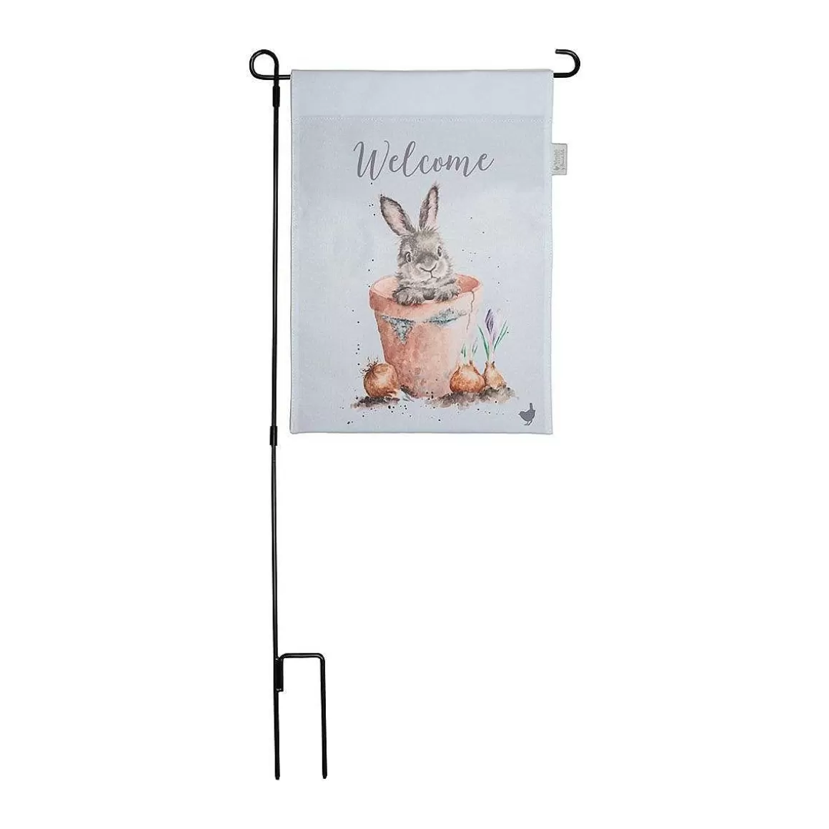 Best Sale Wrendale Designs The Flower Pot' Rabbit Garden Flag