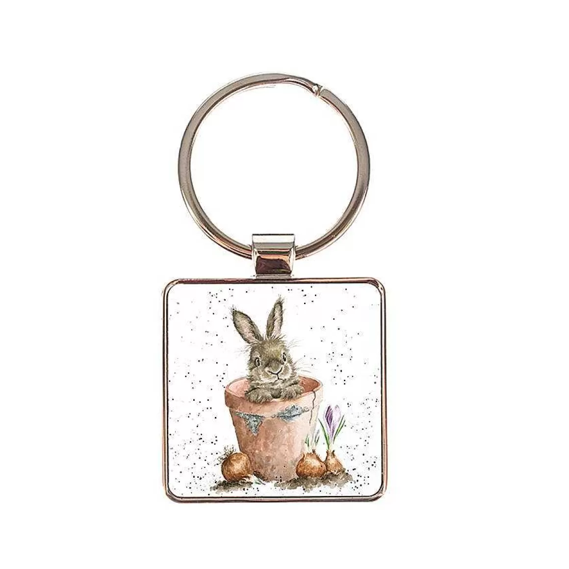 Best Sale Wrendale Designs The Flower Pot' Rabbit Keychain