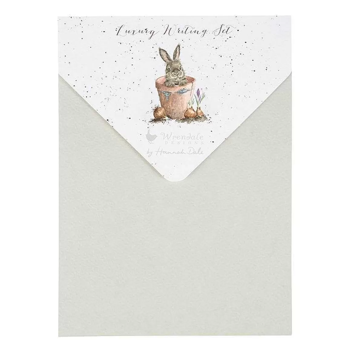 Clearance Wrendale Designs The Flower Pot' Rabbit Letter Writing Set