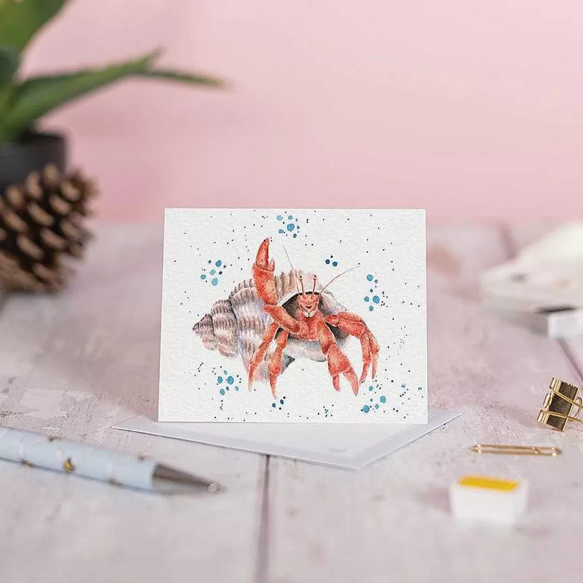 Shop Wrendale Designs The Happy Crab' Crab Enclosure Card