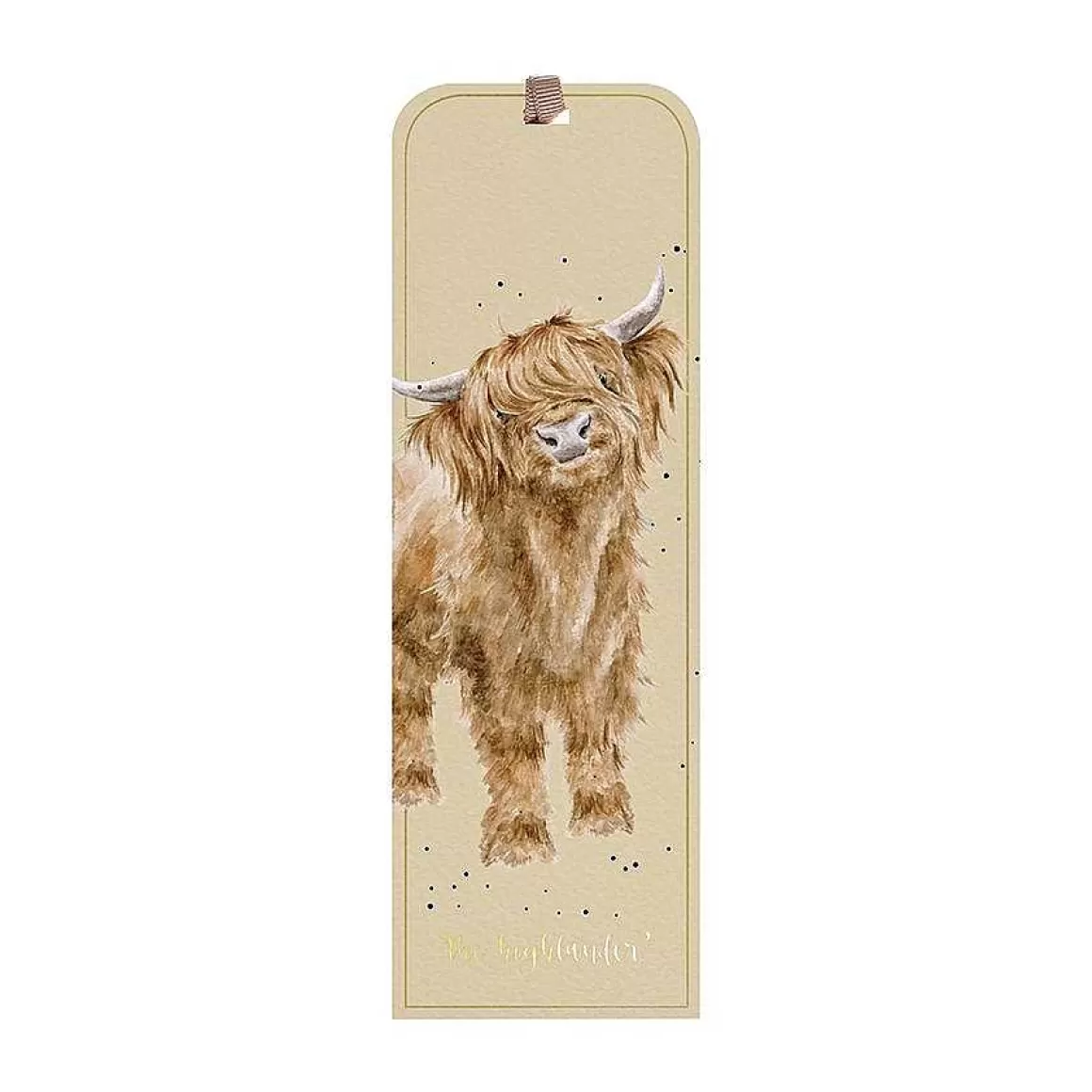 Discount Wrendale Designs The Highlander' Highland Cow Bookmark