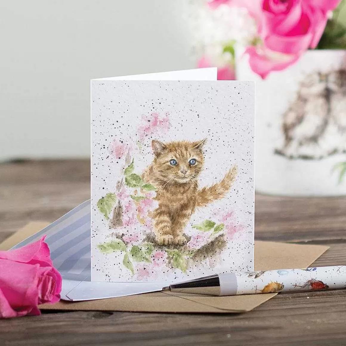 Store Wrendale Designs The Marmalade Cat' Cat Enclosure Card