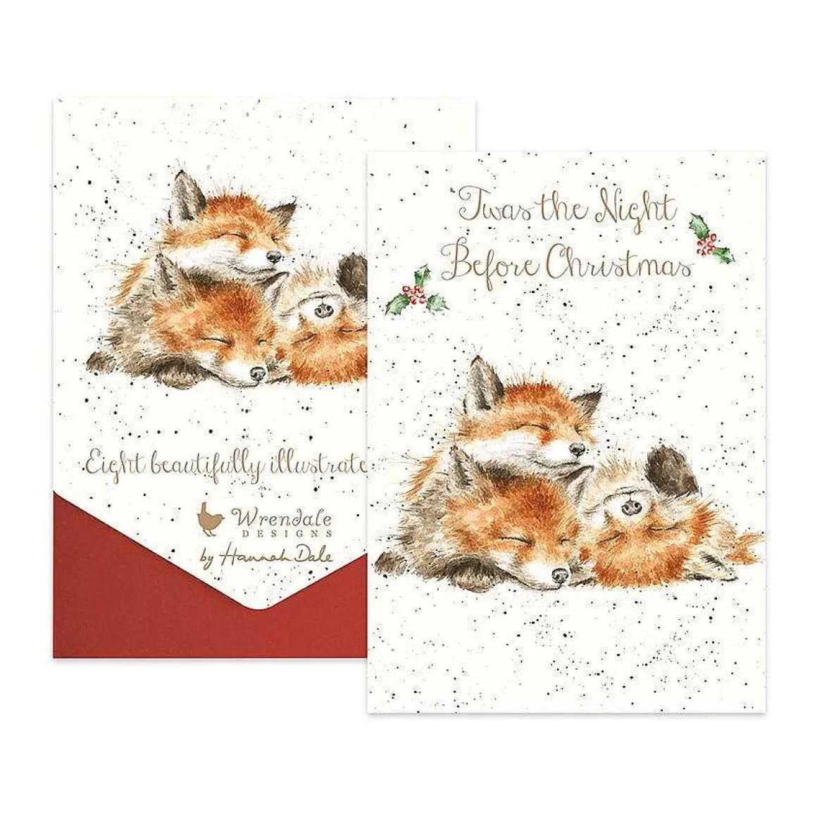 Cheap Wrendale Designs The Night Before Christmas' Fox Card Pack