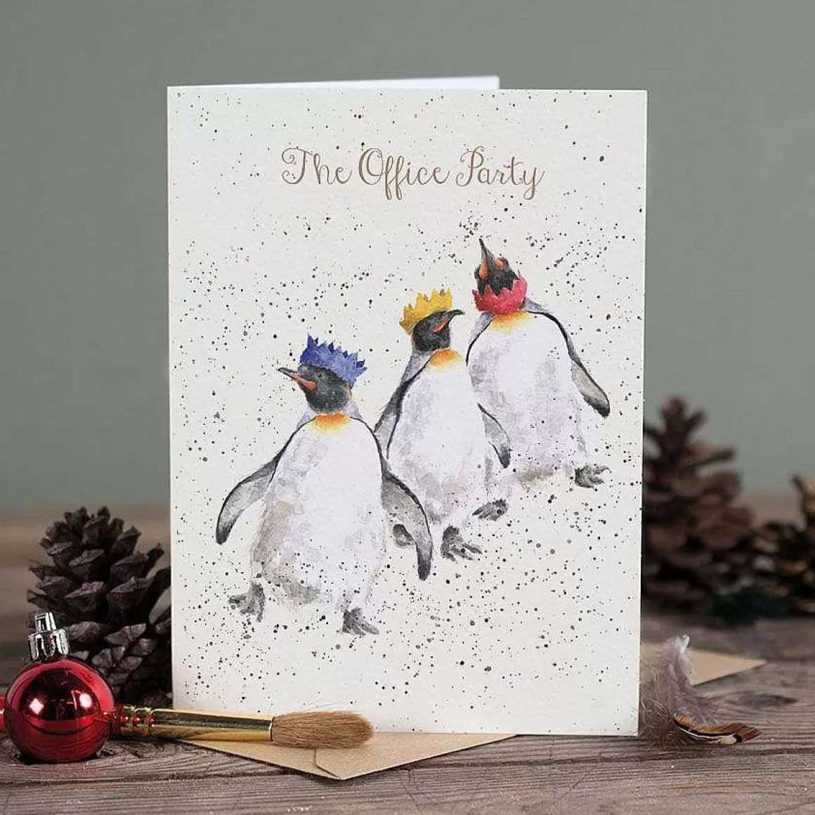 Best Sale Wrendale Designs The Office Party' Penguin Card