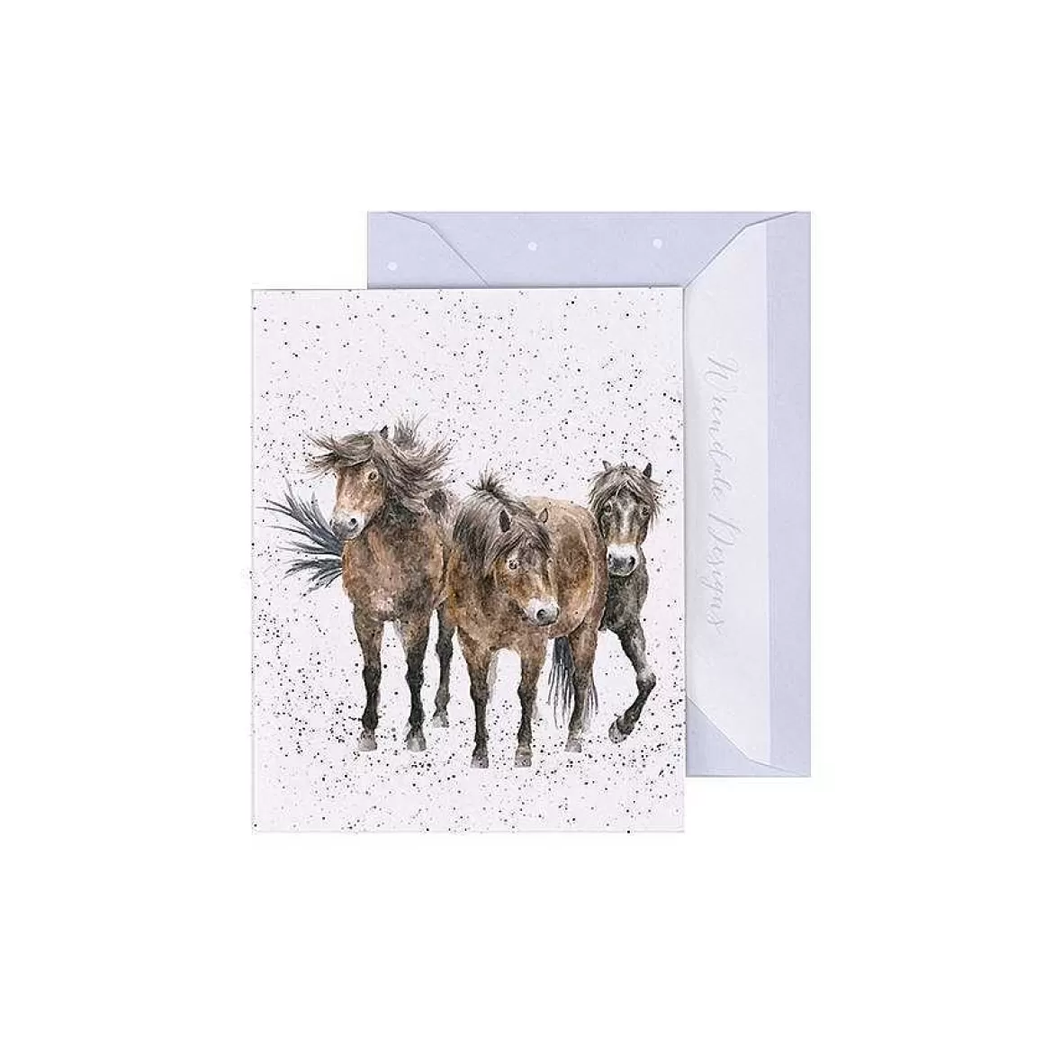 Online Wrendale Designs Three Amigos' Horse Enclosure Card