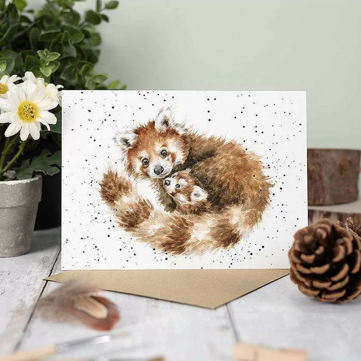 Discount Wrendale Designs Tree Hugger' Red Panda Card