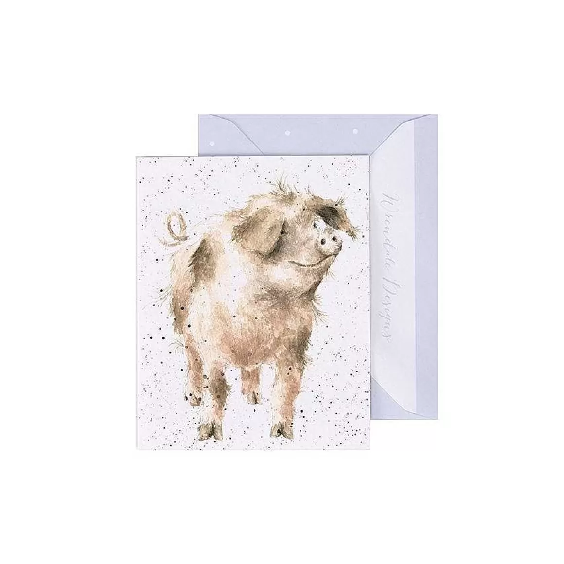 Online Wrendale Designs Truffles And Trotters' Pig Enclosure Card